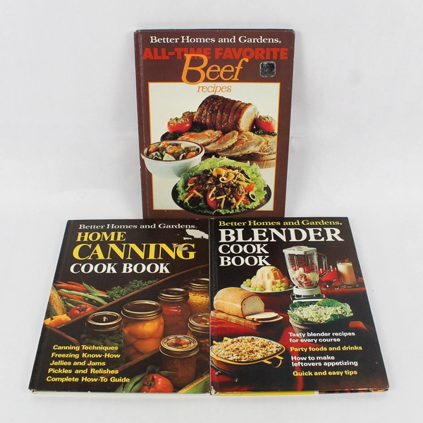 Lot Of 3 Better Home & Gardens Cook Hardcover Books 1970s
