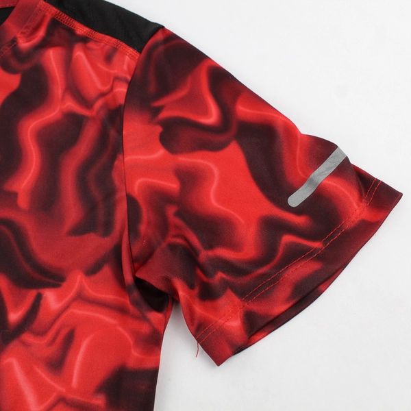 Athletic Works DriWorks Red and Black Vented T-Shirt Boys' XL 14-16