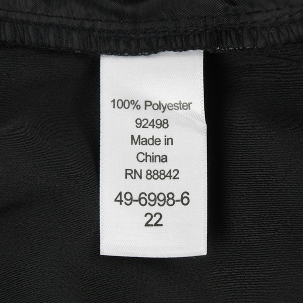 Ellos Black and White Tapered Track Pants Women's Size 22