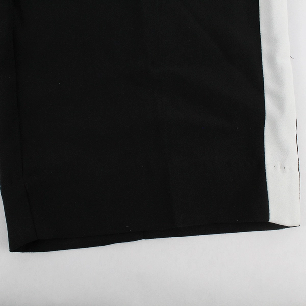 Ellos Black and White Tapered Track Pants Women's Size 22