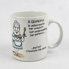 1988 Hallmark Shoebox Greetings  A Grandma Is Admired For Coffee Mug 