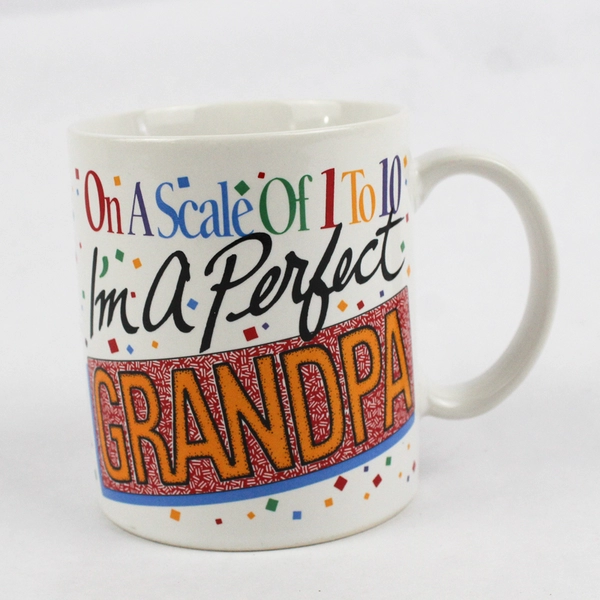 Peacock Papers On A Scale Of 1 to 10 I'm A Perfect Grandpa Coffee Mug