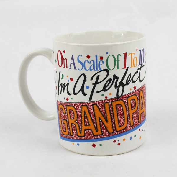 Peacock Papers On A Scale Of 1 to 10 I'm A Perfect Grandpa Coffee Mug