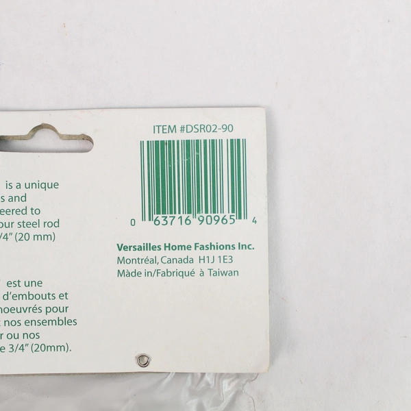 Versailles Designer 2000 Lot of 7 Black Clamp Rings 2" - Sealed Package