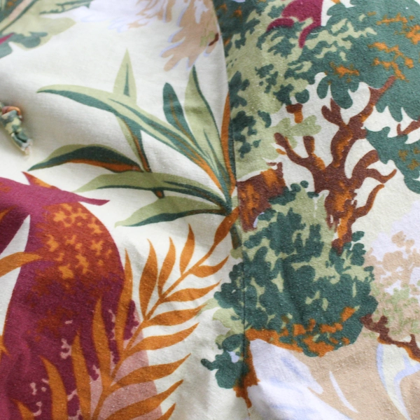 Slit Slax Comfort Clothing Multicolor Tropical Themed Pants Women's Medium