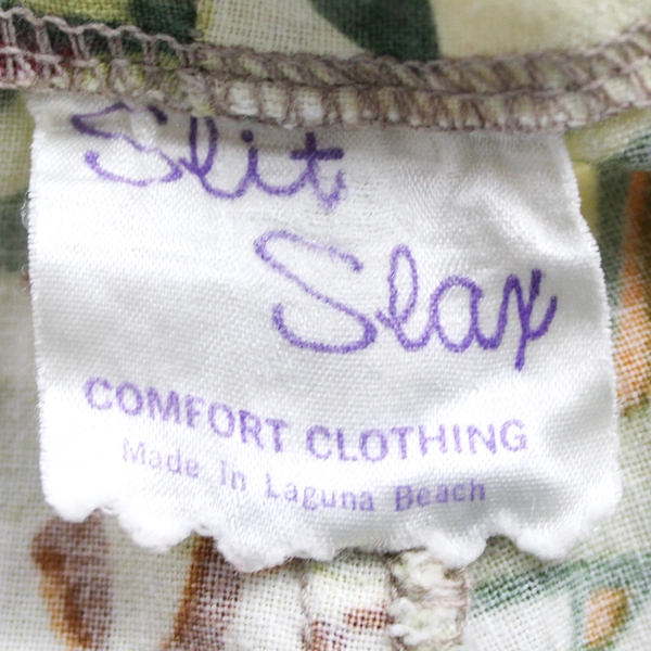 Slit Slax Comfort Clothing Multicolor Tropical Themed Pants Women's Medium