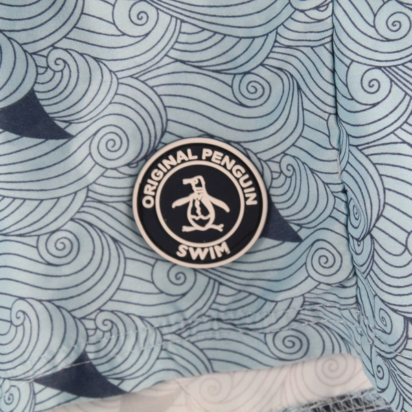 Original Penguin by Munsingwear Blue Swim Trunks Boys' XL 14/16