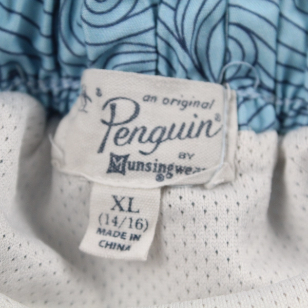 Original Penguin by Munsingwear Blue Swim Trunks Boys' XL 14/16