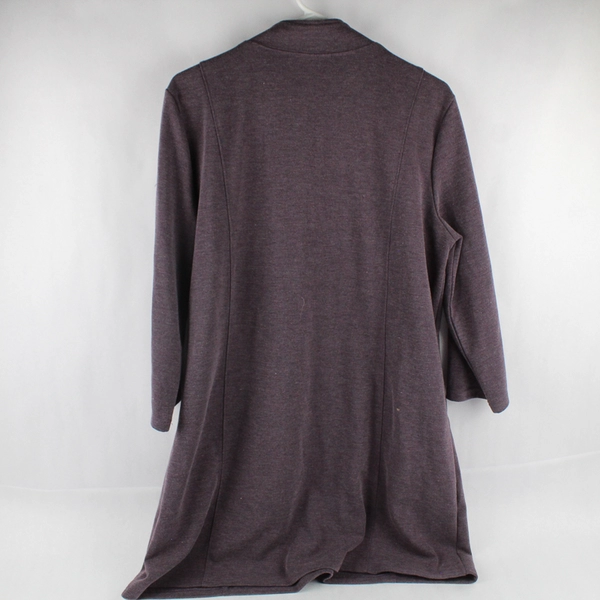 NorthStyle Dark Lavender Purple 1/4-Zip Knee-Length Dress Women's Large