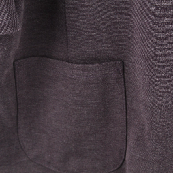 NorthStyle Dark Lavender Purple 1/4-Zip Knee-Length Dress Women's Large