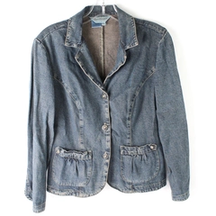 Norm Thomson Medium Wash Denim Jacket Women's Size Small