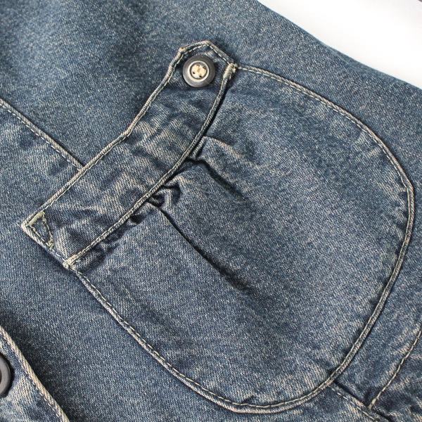 Norm Thomson Medium Wash Denim Jacket Women's Size Small