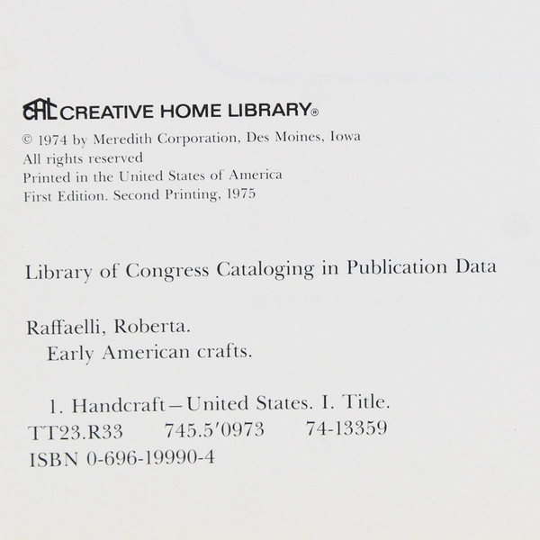 Lot Of 2 Craft Bks: Early American Crafts & The Great Pantyhose Craft Book