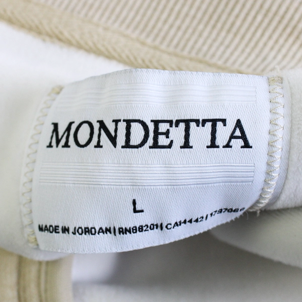 Mondetta Cream-Colored Full-Zip Jacket Women's Size Large