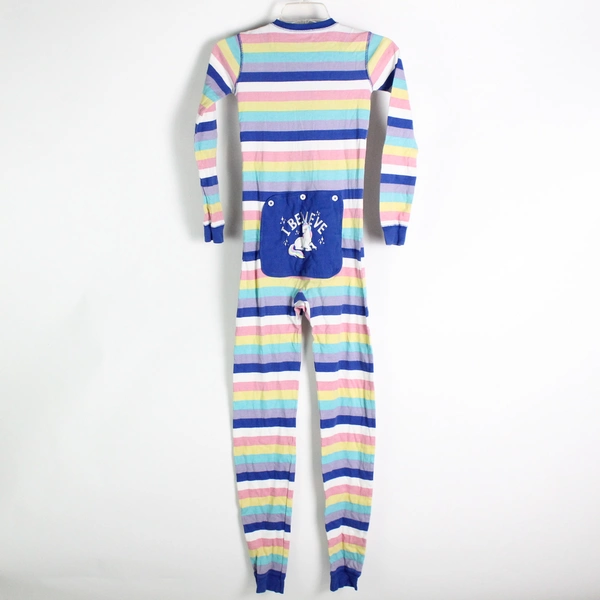 Little Blue House One Piece Body Suit Unicorn Pajamas Kid's Size 12