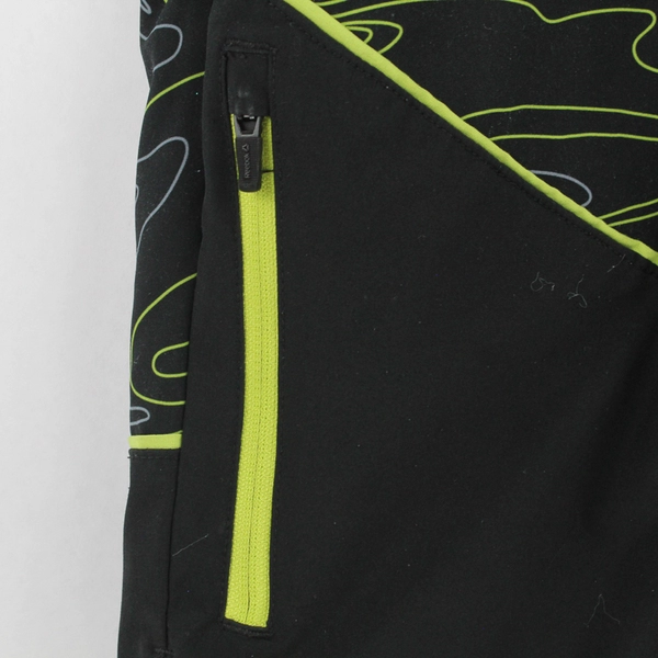 Reebok Black Gray and Green Athletic Shorts Youth Size XL 14/16
