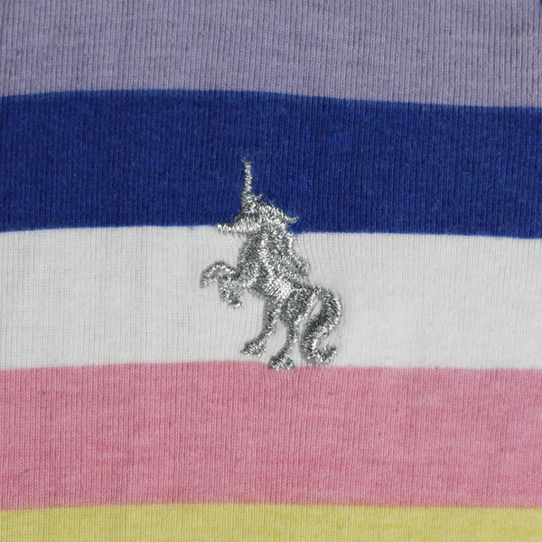 Little Blue House One Piece Body Suit Unicorn Pajamas Kid's Size 12