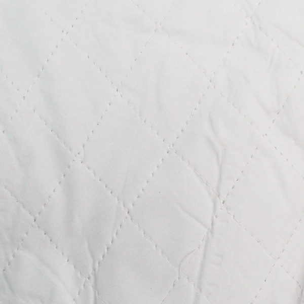 Brilliant Home Design 60" White Quilted Table Protector - Vinyl & Polyester