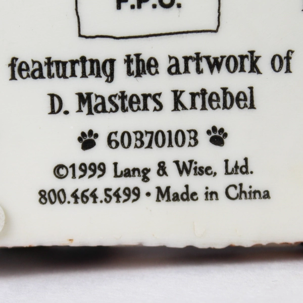 1999 Lang & Wise D Masters Kriebel #3 Curious Cats Series First Edition Moses