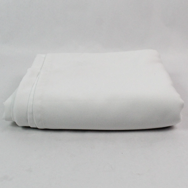 White Square Tablecloth 80"x80" with Sewn Edges Pre-owned