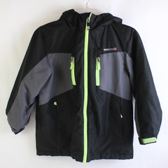 Swiss+Tech Fleece Lined Black and Neon Green Jacket Youth Size Medium 8