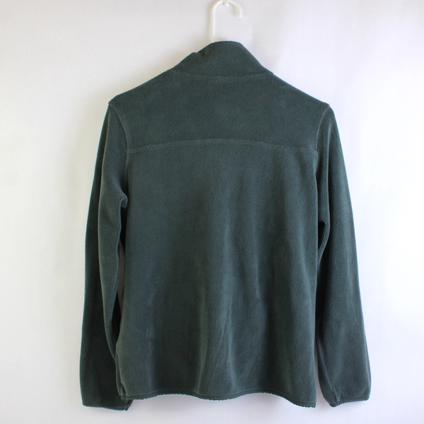 32 Degrees Heat Forest Green Fleece Snap Pullover Women's Size XS