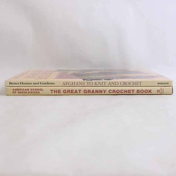 Lot Of 2 Books: Afghans To Knit & Crochet and The Creative Granny Crochet Book