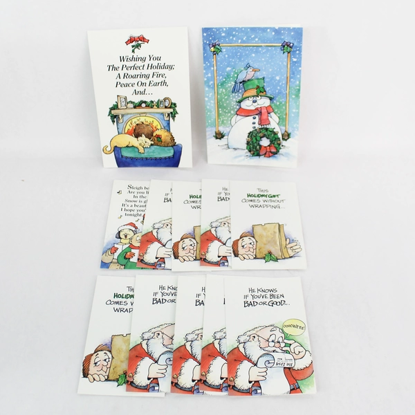 Lot of 12 Vintage 1994 Oregon Lottery Christmas Gift Cards - Unused