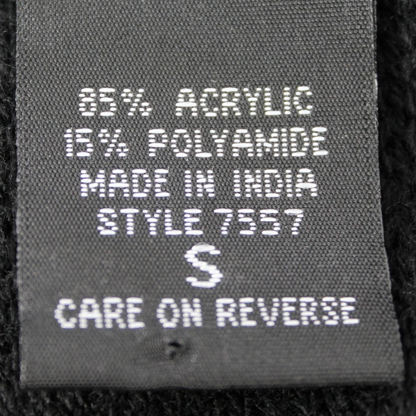 Moka Sport Black and Gray Knit Patchwork Dress Women's Small Flawed