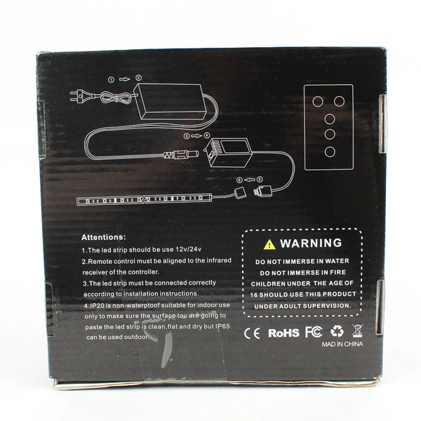 Langree LED Strip Light RGB Color Changing With Remote New in Box 32.8ft