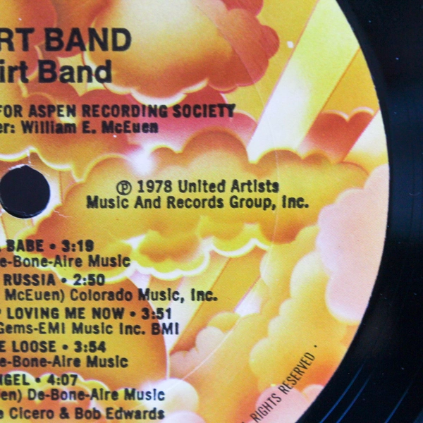 The Dirt Band 1978 Vinyl LP UA LA854-H with Original Poster - Pre-owned