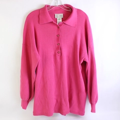 Saturday Sunday Anthropologie Pink Ribbed Oversized Sweater Dress Women's Medium