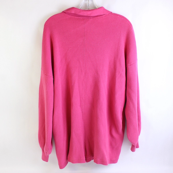 Saturday Sunday Anthropologie Pink Ribbed Oversized Sweater Dress Women's Medium