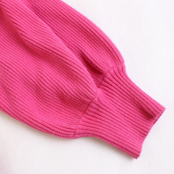 Saturday Sunday Anthropologie Pink Ribbed Oversized Sweater Dress Women's Medium