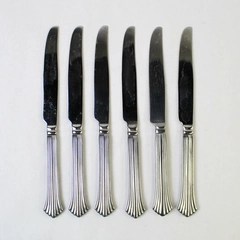 6-pc Reed & Barton Birch Hall Dinner Knives Stainless Steel Flatware