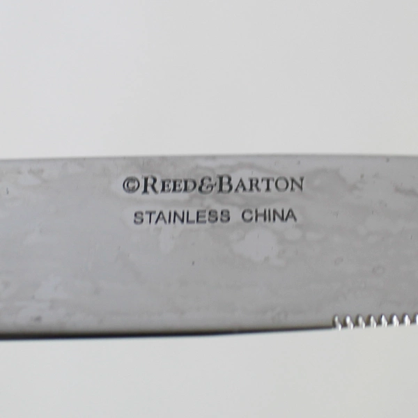 6-pc Reed & Barton Birch Hall Dinner Knives Stainless Steel Flatware