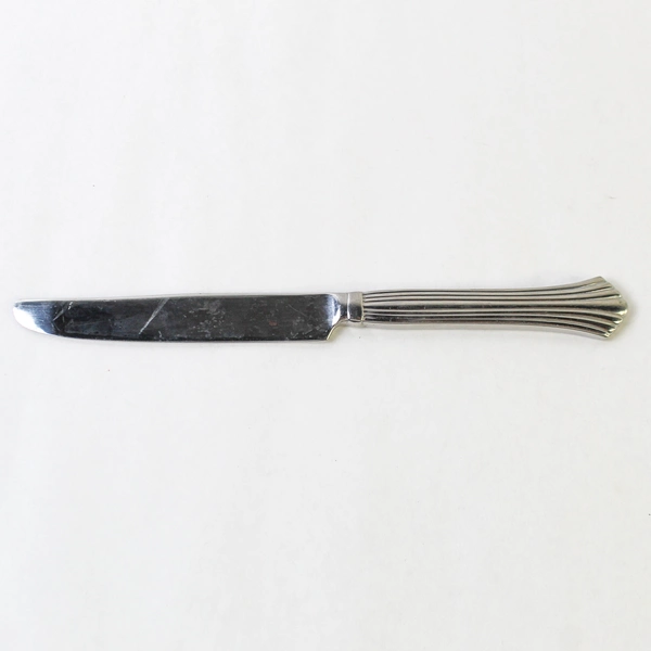 Reed and Barton Birch Hall Dinner Knife Stainless Steel Bent, Pre-Owned