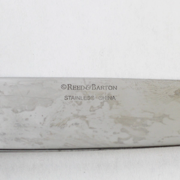 Reed and Barton Birch Hall Dinner Knife Stainless Steel Bent, Pre-Owned