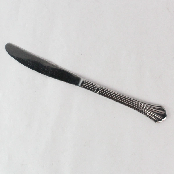 Estia Dorian Stainless Steel Dinner Knife Ribbed Design - Pre-owned 8.5"