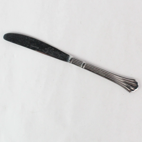Estia Dorian Stainless Steel Dinner Knife Ribbed Design - Pre-owned 8.5"