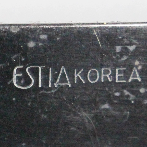 Estia Dorian Stainless Steel Dinner Knife Ribbed Design - Pre-owned 8.5"