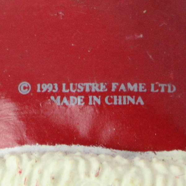 1993 Lustre Fame Reindeer Soccer Player #25 Christmas Ornament - Vintage Decor