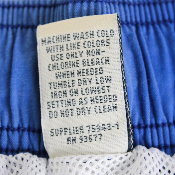 St. John's Bay Cerulean Blue Mesh-Lined Shorts Men's Size Large