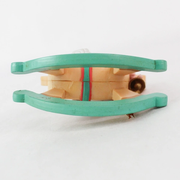 Vtg 1995 Lustre Fame Polar Bear & Reindeer Rocking Ornament Christmas Tree