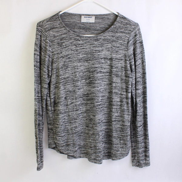 Old Navy Gray Knit Sweater Girls' Size XL 14-16