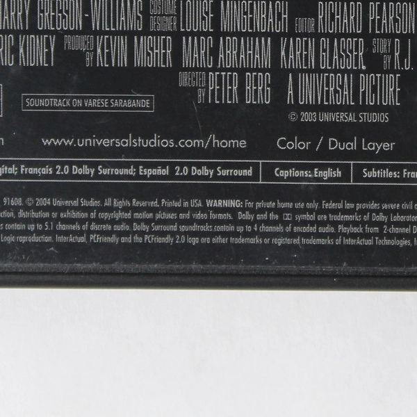 Lot of 2 Dwayne The Rock Johnson DVDs The Rundown & Gridiron Gang PG-13