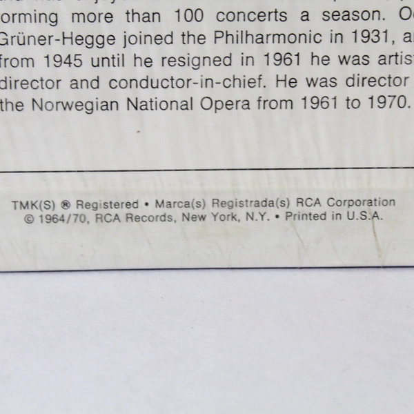 Grieg Piano Concerto Peer Gynt Suites VICS-1067 Vinyl LP - Pre-Owned!