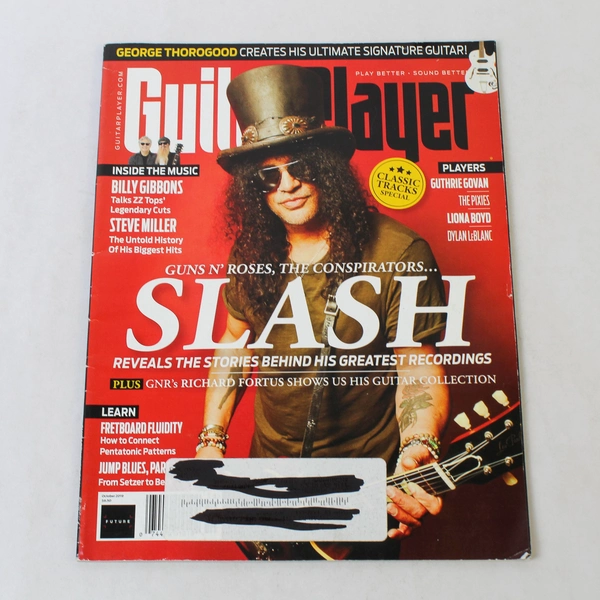 Guitar Player Magazine Oct 2019 - Slash, Billy Gibbons, Steve Miller, ZZ Top