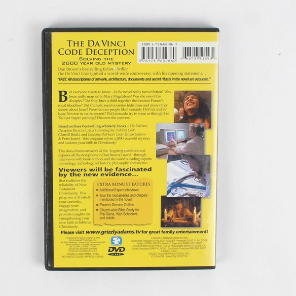 The Da Vinci Code Deception: Fact vs. Fiction DVD 2005