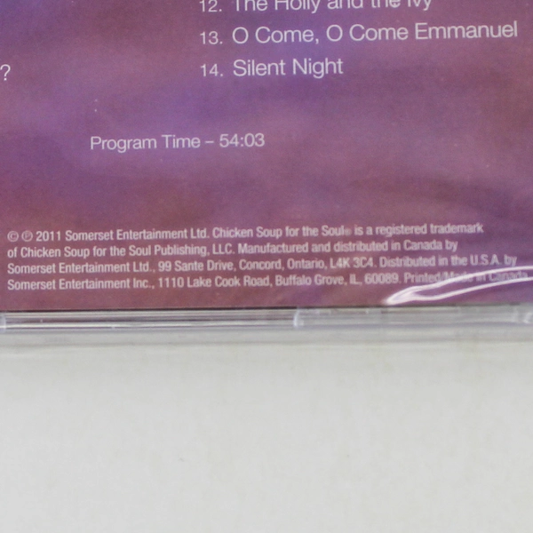 Christmas Spirit Holiday Hymns CD by Chicken Soup for the Soul - Sealed